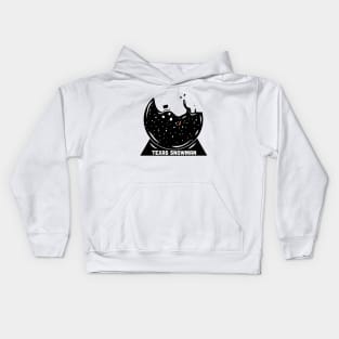 Texas Snowman Kids Hoodie